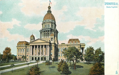 Illinois state capitol by Tuck in color