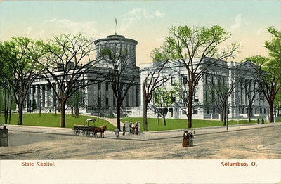 View of capitol and streets