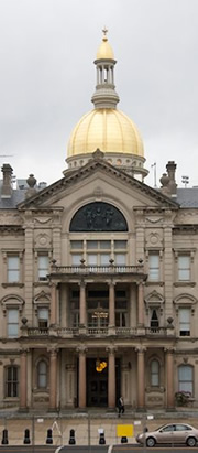 New Jersey capitol front entrance