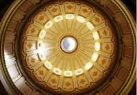 CA capitol inner dome